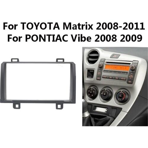 11-338 Car Radio Fascia for TOYOTA Matrix 2008-2011/PONTIAC Stereo Panel Dash CD Trim Installation Frame Kit 178*100/173*98mm