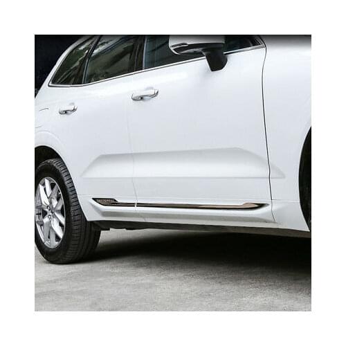ABS Chrome Side Door Body Molding Cover Trim 4pcs For Volvo XC60 2018 - 2019