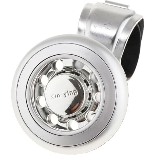 Car Steering Wheel Spinner Power Handle Heavy Duty Knob Booster w/ Stainless Steel Clip
