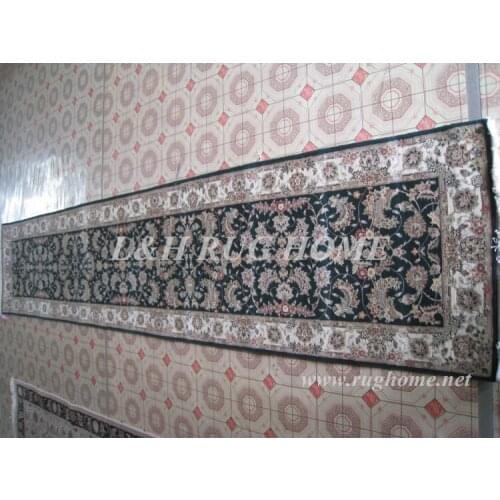 Free shipping 2.5'x12' 160 Line persian woolen carpet , hand knotted woolen persian runner Oriental Persian Rug