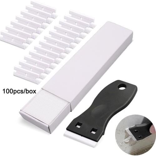 EHDIS Auto Scraper Razor Blades Tool Window Glass Stovetop Clean Squeegee Knife Car Vinyl Film Sticker Glue Removal Snow Shovel