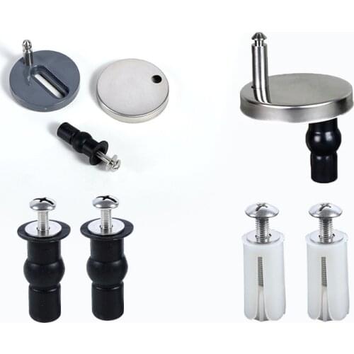 Toilet Cover Fittings Screws Toilet Lid Cover Connectors bolts accessories Toilet Seat Mounting Bathroom Hardware Bath Fixturers