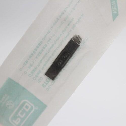 100 pcs PCD 21 Pin U Sahpe Type Tattoo Needles Eyebrow Tattoo Blade For Permanent Makeup Manual Microblading Pen