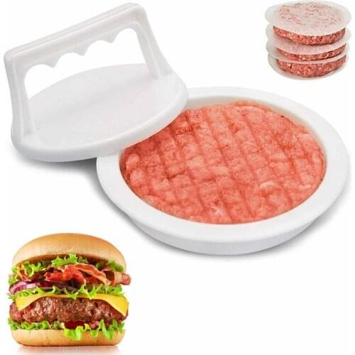 Kitchen Hamburger Press Meat Beef Maker Grill Burger Mould Food-Grade Plastic Hamburg Manual Press Mold Kitchen Accessories
