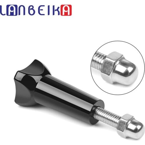 LANBEIKA Long Thumb Knob Bolt Nut Screw for GoPro Hero 9 8 7 6 Black Session Xiaomi Yi SJCAM SJ4000 SJ6 Eken H9 Cam Accessory