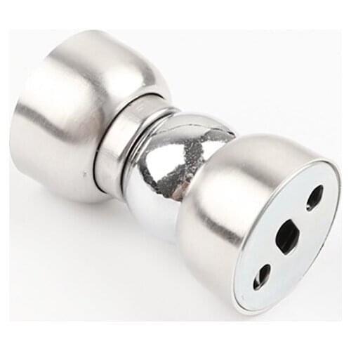 1 Set 5.6cm Stainless Steel Magnetic Door Stopper With Screws, Mini Door Stops Door Card Stoppers For Bedroom Bathroom Hardware