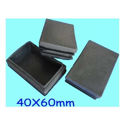 40*60mm Tube plug,Rectangle oblong feet pad,Folding bed awning leisure easy chair feet floor pad leg,wood hole cap cover