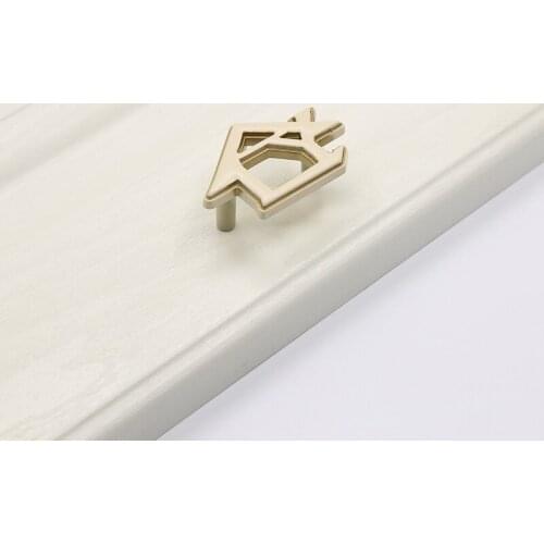 32mm modern simple creative fashion gold House model drawer tv cabinet knob pull black cupboard dresser handle knob
