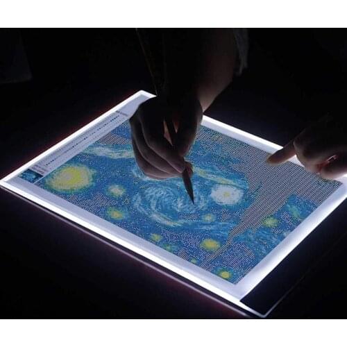 A4 Size Led Light Pad Eye Protection Easier for Diamond Painting Embroidery Sale Three Level Dimmable Painting Pad Pragmatic