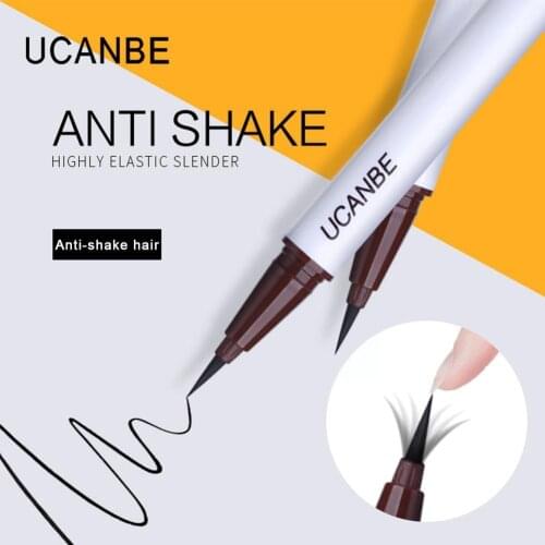 UCANBE Waterproof Eyeliner Long Lasting Liquid Black Eye Make Brown Liner Pen Cosmetic Up C6X6