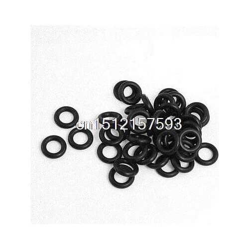 50 x 16mm OD 9mm Inner Dia Nitrile Rubber O-ring Oil Seal Gaskets Black