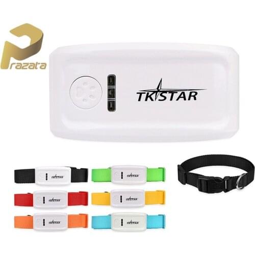 Waterproof Pet GPS Tracker with SIM Card TKSTAR TK909 Tracker Realtime Tracking GPS Pet Tracker Geofence Lifetime Free Web App