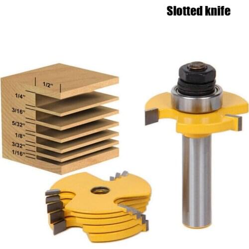 High-end 2 sets of adjustable notch knives/T-knife/combination knife