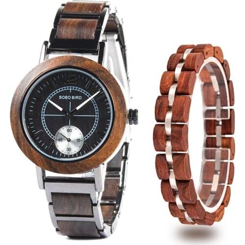 Reloj hombre BOBO BIRD Women Watch Wood Bracelet Natural Wood Handmade Female zegarek damski Wristwatches Gifts