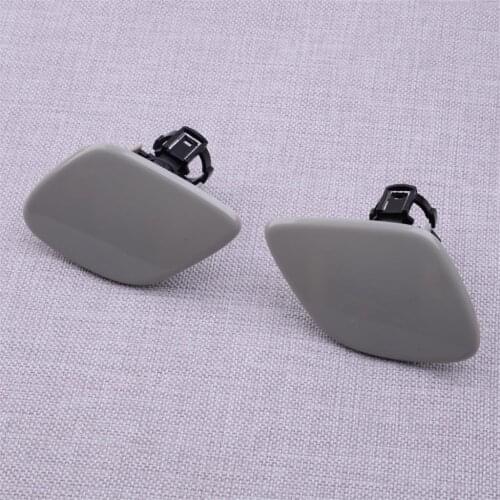 1 Pair Left Right Car Front Bumper Headlight Washer Jet Nozzle Cover Cap 85382-48020 85381-48060 Fit for Lexus RX400H 2006-2008