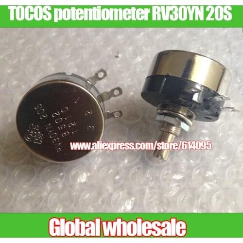 5pcs TOCOS potentiometer RV30YN 20S B102 B202 B502 B103 B203 B503 B104 1K 2K 5K 10K 20K 50K 100K