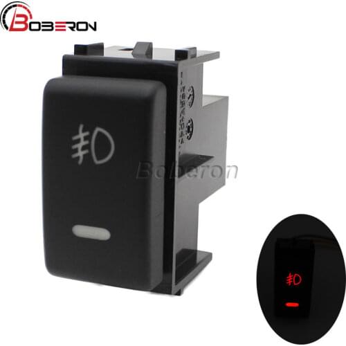 Car Front Fog Light Switch Push Button with Connection Wire for Nissan Patrol Y62