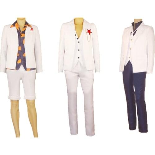 One Piece Roronoa Zoro Monkey D Luffy Sanji Cosplay Costume set 11