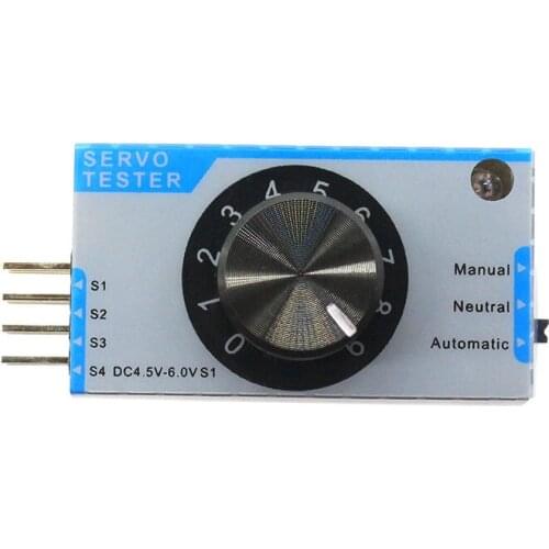 Glyduino Mini 3-channel Servo Tester Servo Consistency Master Tester for RC Helicopter Airplane Car for Shipping