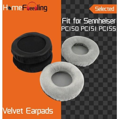Homefeeling Earpads for Sennheiser PC150 PC151 PC155 Headphones Earpad Cushions Covers Velvet Ear Pad Replacement