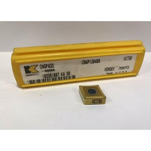 10PCS CARBIDE INSERT CNGP120408 KC730