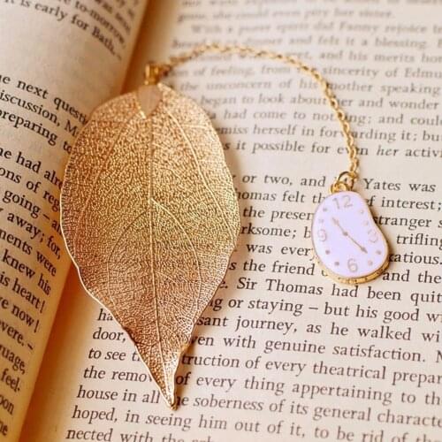 Fashion Rabbit Clock Girl Bookmarks Office School Stationery Paper Accessories gift for students writer reader bookworm children