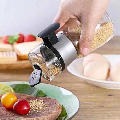 Glass Useful Pepper Shakers Bottles Pepper Shaker Transparent for Salt