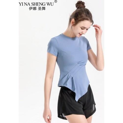 Workout Tops For Women Gym Activewear Yoga Top Fitness Top Running Clothes For Women Sports Dry-Quick Seamless Short Sleeves Top