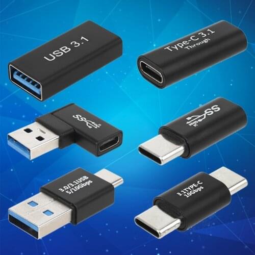 Universal Type C to USB 3.0 Male Female Adapter OTG USB C to Type C Male Female Charge Data Converter Connector