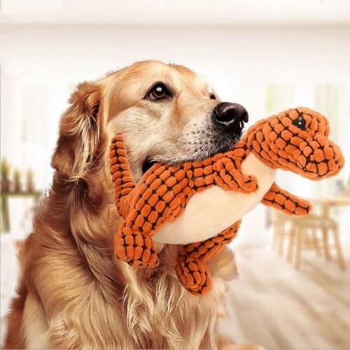 High Quality Hot Selling Pet Plush Toy Dinosaur Vocal Resist Release Decompression Dog Toys Pet Toy-002