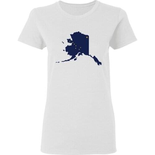 Alaska State Flag Ladies T-Shirt