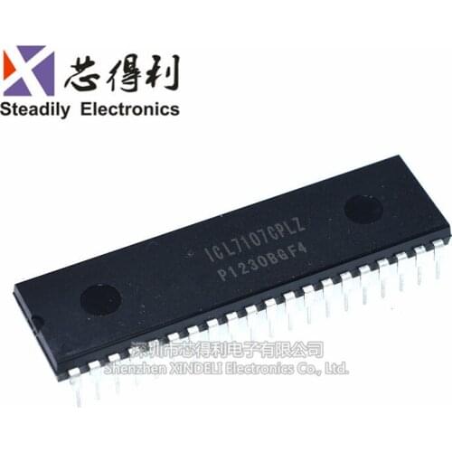 10pcs/lot ICL7107CPLZ 3.5-Bit Analog-to-Digital Converter CMOS Dip-40 (New High Quality)
