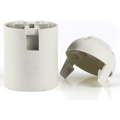 2 Colors Screw E27 Alastic Socket Light Bulb Lamp Light Holder Lamp Accessories