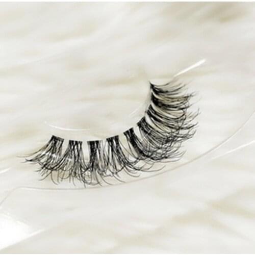 3D stereo messy Silk protein False eyelashes Natural fidelity Daily life Naked makeup Internet celebrity Non grafting eyelashs