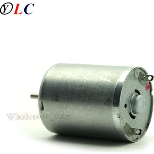 8500RPM to 20700 RPM Original Assembled Bearing 370 Carbon Brush Motor Large Torque 6-30V DC Motor RK-370CC-14230