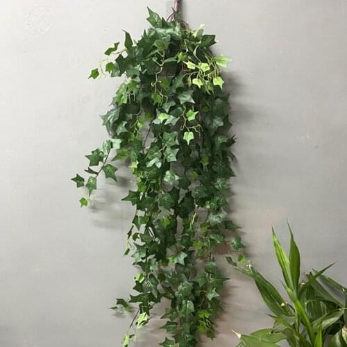 Large Size Length 1.5m 4.92 Feet Artificial Plant Ivy Vine Green Decoration Wall Hanging Rattan