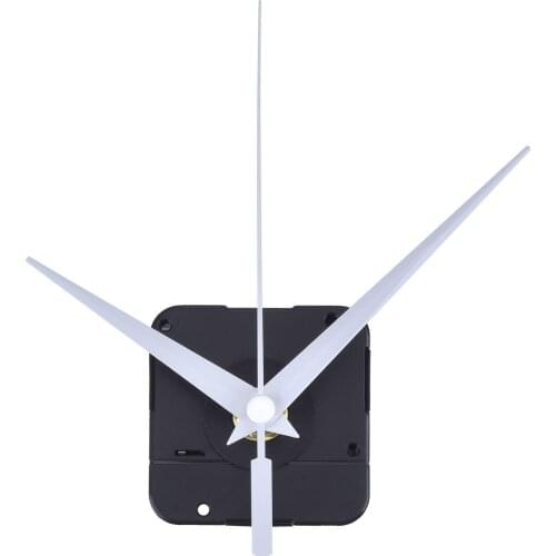 DIY High Torque Clock Mechanism 3/ 10 Inch Maximum Dial Thickness 4/ 5 Inch Total Shaft Length White