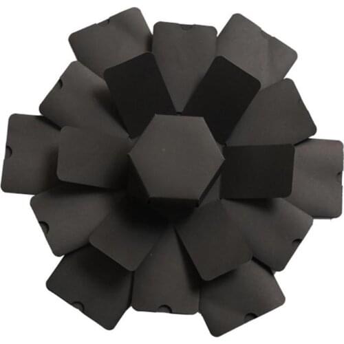 Black Paper DIY Explosion Box Handmade Surprise Anniversary Scrapbook Special Festival Photo Album