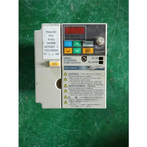 CIMR-V7AZ40P7 0.75KW 380V inverter , used one , 90% appearance new , test goods , free shipping