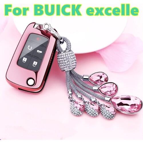 For BUICK excelle encore new Regal excelle-gx verano 2018 2019 Car key set key shell Keychain female gift decoration accessories