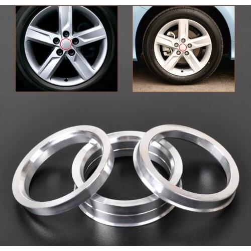DWCX 4Pcs New Car Aluminum Hub Rings | 60.1mm Car Hub to 73.1mm Wheel Bore | ID 60 | OD 73 Fit for Toyota Corolla Lexus ES350
