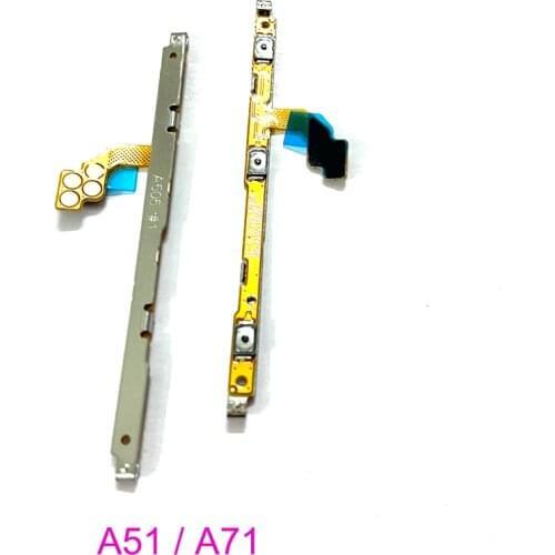 Original For Samsung Galaxy A51 A515 A71 A715 Power Swith on off Volume Side Button Flex Cable Repair