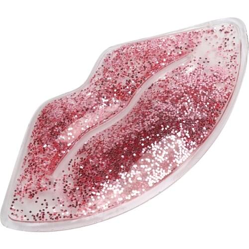 Hot Cold Gel Packs Gel Ice Pack Lip Mask Gel Patch Help Reduce Swelling for Lip Protection Reduce Swelling Relief Pain
