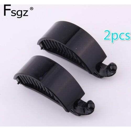 Creative Banana Clip Black ABS Plastic Twist Hairpin For Women Tines Crab Beauty Hair Device Tools 2.2*7.2 CM 2 PIECES/lot