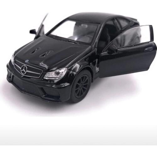 Mercedes C 63 Amg 1/36 Scale 12cm Diecast Model Car Check Leave