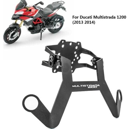Motorcycle front Stand Holder Smartphone For DUCATI MULTISTRADA 1200 MY 2013 2014 SUPPORTO GPS/SMARTPHONE