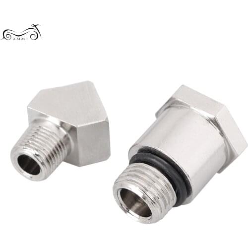 Motor Chrome Oil Pressure Gauge Adapter Kit For Harley Shovelhead 1970-Later Big Twin Evolution Softail FLHT