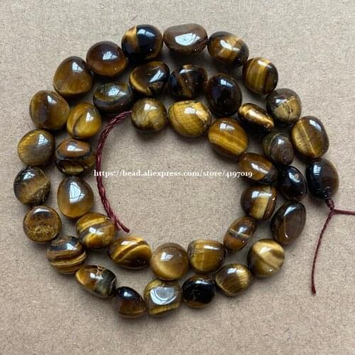 Natural Stone Tiger eye Irregular Opal Apatite Quartz Round Loose Beads 15" Strand 6x8 8x10mm pick