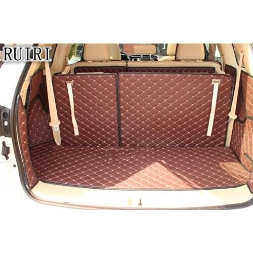 Newly! Special trunk mats for Toyota Kluger 7 seats 2018-2014 waterproof cargo liner boot carpets for Kluger 2016,Free shipping