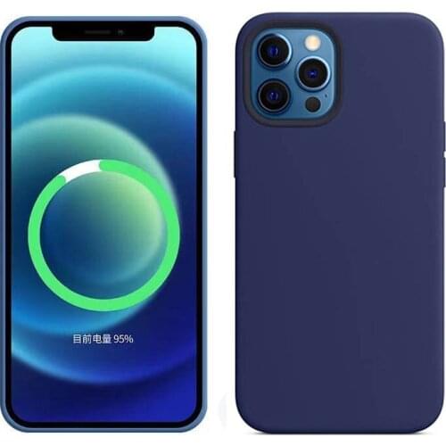 New Soft Case For iPhone 12 Magsafe Wireless Charging Liquid Silicone Cover Candy Coque Capa For iPhone X Xs 11 12 Pro Max XR
